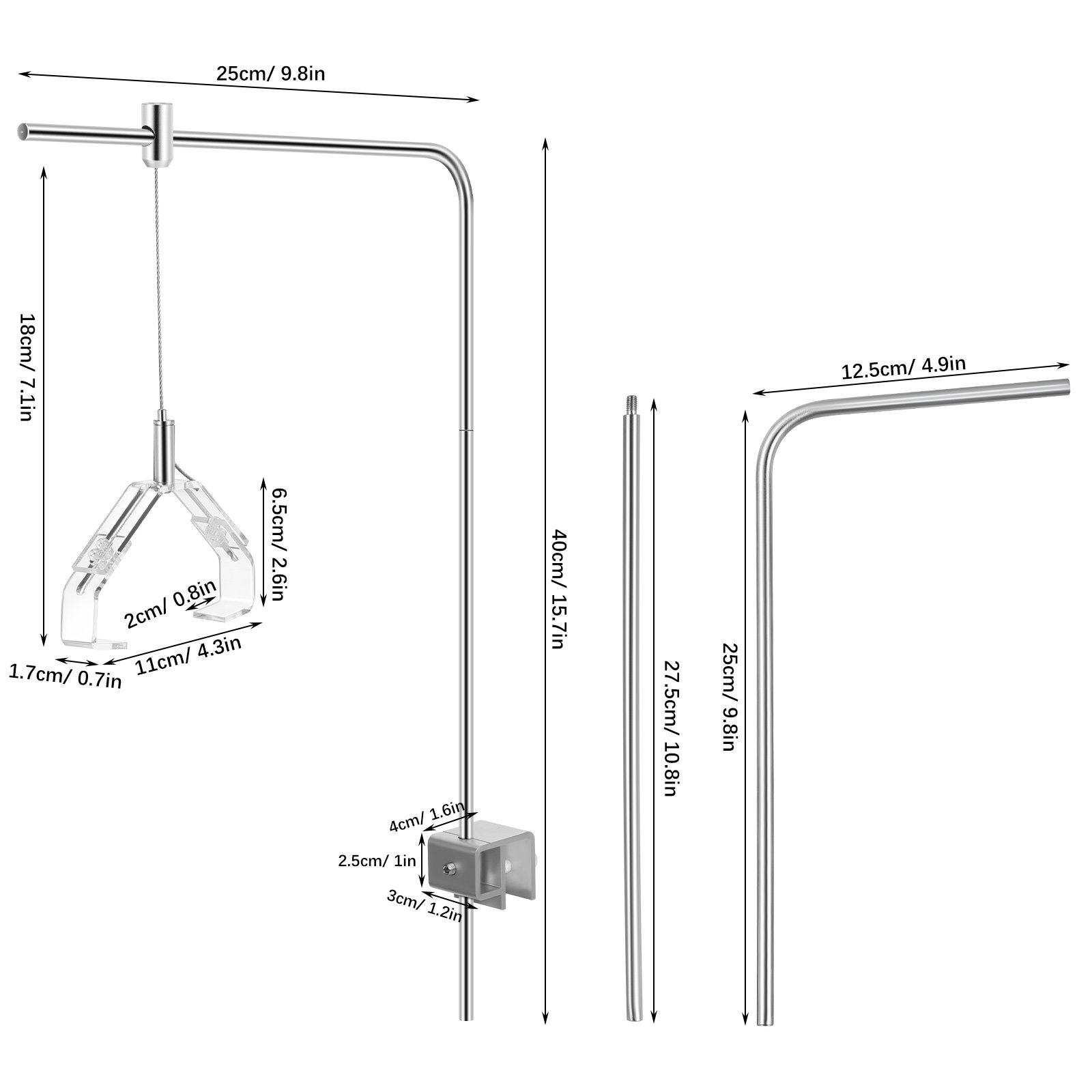 2 шт. держателя для аквариумны – обзор и цена Marine Aquarium Lamp