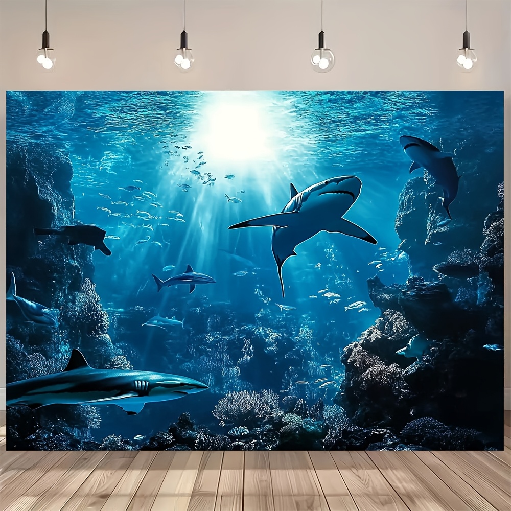 Великолепный настенный гобелен – обзор и цена Aquarium Marine Blue