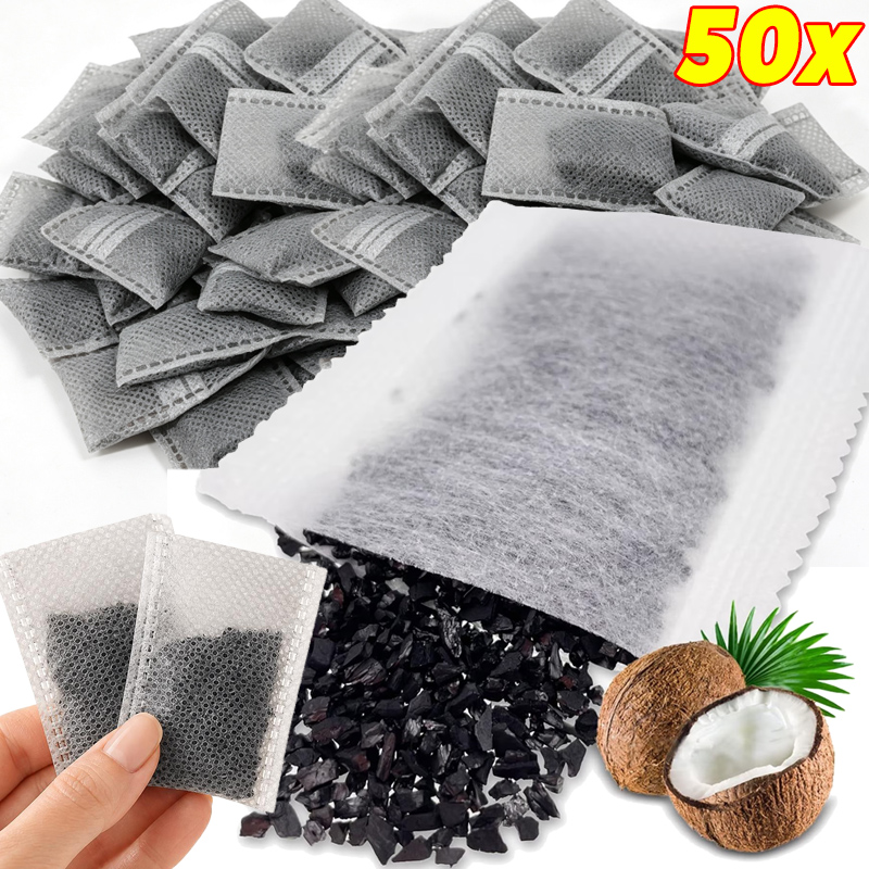 5/50x Мешочки с активированным – обзор и цена Activated Carbon Bag